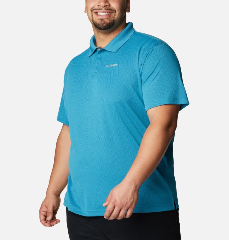 Men's Columbia Utilizer Polo Shirts Blue | Plus Size CA-E6A01